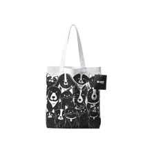 M-pets Pet Family Black and White Shopping Tote 