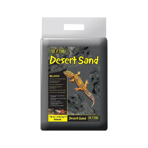 Exo Terra Black Desert Sand Terrarium Reptile Substrate 10 lb