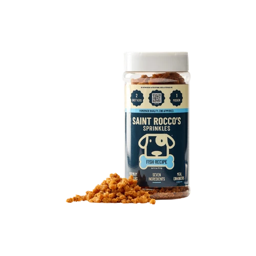 Saint Roccos Fish Sprinkles Meal Topper 6 oz