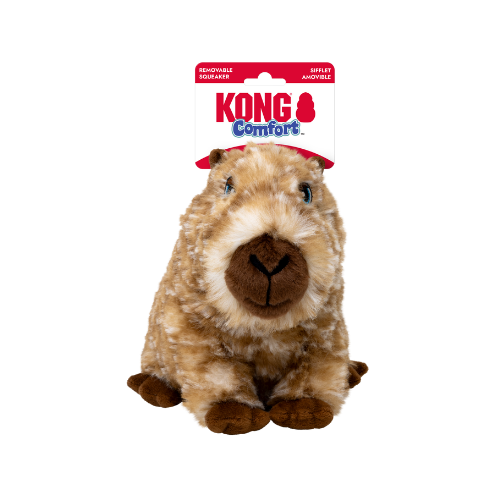Kong Comfort Wuzzeez Capybara Dog Toy Medium