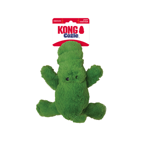 Kong Cozie Ali Alligator Plush Dog Toy Medium