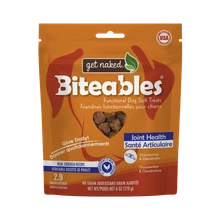 Get Naked Biteables Joint Health Peanut Butter Flavor Soft Dog Treats 6 oz