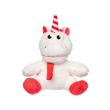 Fuzzyard Holiday Peppermint Electra the Unicorn Plush Dog Toy 