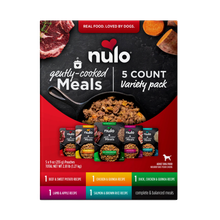 Nulo Gently-Cooked Ready-to-Serve Meals Variety Pack with Beef, Chicken, Duck, Lamb & Salmon for Dogs 5 ct