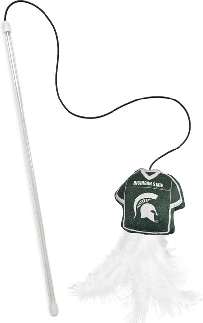 Pets First Michigan State Spartans Jersey Wand with Catnip 