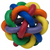 Multipet Nobbly Wobbly Rubber Ball 4 in
