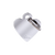 Myfamily Small Heart in Chrome Plated Brass Personalized Dog ID Tag 