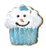 Pawsitively Gourmet Winter Cupcake Dog Cookie 