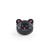 Kikkerland Black Cat Bag Clips 6 pk