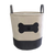 Pet Obsession Bone & Pawprint Corduroy Toy Bin 15 x15 x15 in
