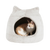 Outward Hound Vegan Fur Meow Hut, 17 x 17 in 