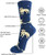 E&s Imports Pet Lover Socks Yellow Labrador Dog, Unisex, One Size Fits Most 