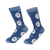 E & S Imports Pet Lover Socks White Poodle Dog, Unisex, One Size Fits Most 