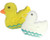 Pawsitively Gourmet Spring Rubber Duckies Dog Cookies 