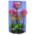 Incredipet Plastic Coconut Tree Aquarium Plant, Red 7 in