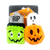 Petrageous Halloween Frankenstein & Pumpkin Plush Dog Toys 2 pk