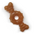 Nylabone Power Chew Ring Flavor Medley Bone Dog Chew Toy Petite