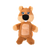 Growl Belly Boomers Benny the Beaver Plush Dog Toy 9 in