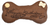 A&E Lolo Pets Classic LoLo Peanut Butter Bone Shaped Birthday Cake Dog Treat 7 in