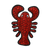 Tuffy's Ocean Lobster Plush Durable Dog Toy 15 in