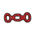 Tuffy's Ultimate 3 Way Tug Durable Dog Toy 24 in