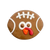 Bosco & Roxy Fall Turkey Football Dog Cookie Treat 