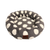 Pet Obsession Grey Polka Dot Fleece Cuddler Pet Bed 20 in