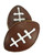 Pawsitively Gourmet Shortbread Mini Lil' Footballs Dog Cookie Treat 