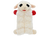 Multipet Lamb Chop Squeaker Mat Plush Dog Toy 9 in
