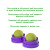 Meowijuana Purrple Passion Stick 'n' Lick Compressed Catnip Ball Toys 2 pk