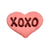 Bosco & Roxy Valentine's Day Pink XOXO Heart Dog Treat Cookie 