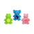 Multipet Minipet Tennis Tummies Dog Toy, Assorted 4 in