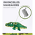 Outward Hound Xtreme Seamz Alligator Durable Dog Toy Medium