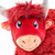 Kong Toughz Durable Highland Cow Plush Dog Toy Medium Dog
