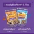 Friskies Meaty Bits with Ocean Fish in Sauce and Chicken Dinner in Gravy Wet Cat Food Variety Pack 13 oz/Case of 12