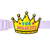 Jibys "Fur Majesty" Crown Dog Collar Charm 