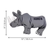 Kong Maxx Rhino Tough Squeaky Dog Plush Toy Large