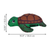 Kong Maxx Turtle Tough Squeaky Dog Plush Toy Medium
