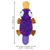 Kong Armor Platypus Durable Dog Toy Medium/Large Dog