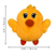 Kong Spring Snuzzles Kiddos Chick Plush Dog Toy Small