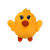 Kong Spring Snuzzles Kiddos Chick Plush Dog Toy Small