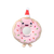 Fuzzyard Holiday HO-HO Donut Plush Dog Toy 