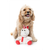 Fuzzyard Holiday Peppermint Electra the Unicorn Plush Dog Toy 