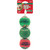Petsport 2.5 in Holiday Tuff Tennis Balls with Squeak Dog Toys 3 pk