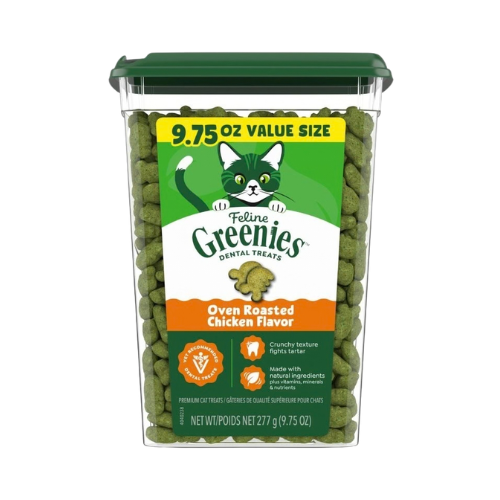 Greenies Feline Dental Treats Oven Roasted Chicken Flavor Cat