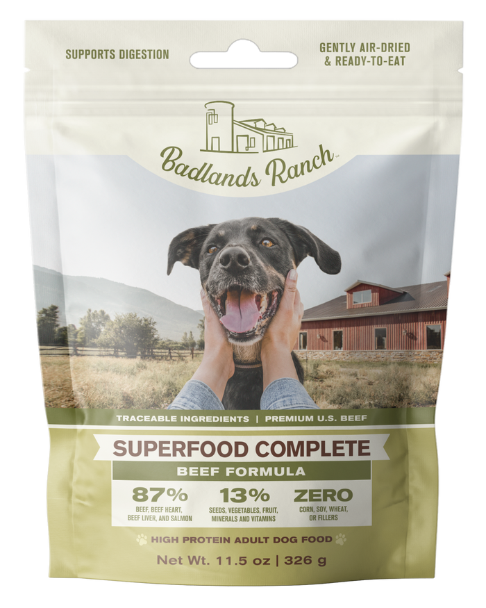 Badlands Ranch Superfood Complete Beef Formula Adult Air-Dried Dog