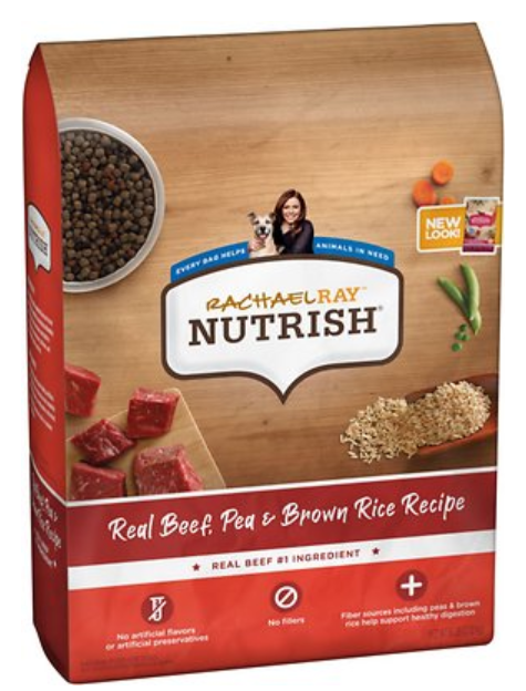 Rachael Ray Nutrish Real Beef, Pea, Brown Rice Recipe Adult Dry
