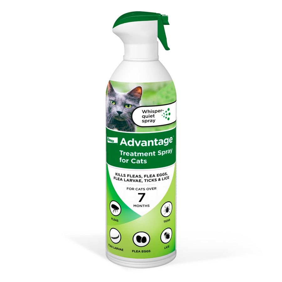 Advantage Flea/Tick/Lice Treatment Spray For Cats 8 oz - Chow
