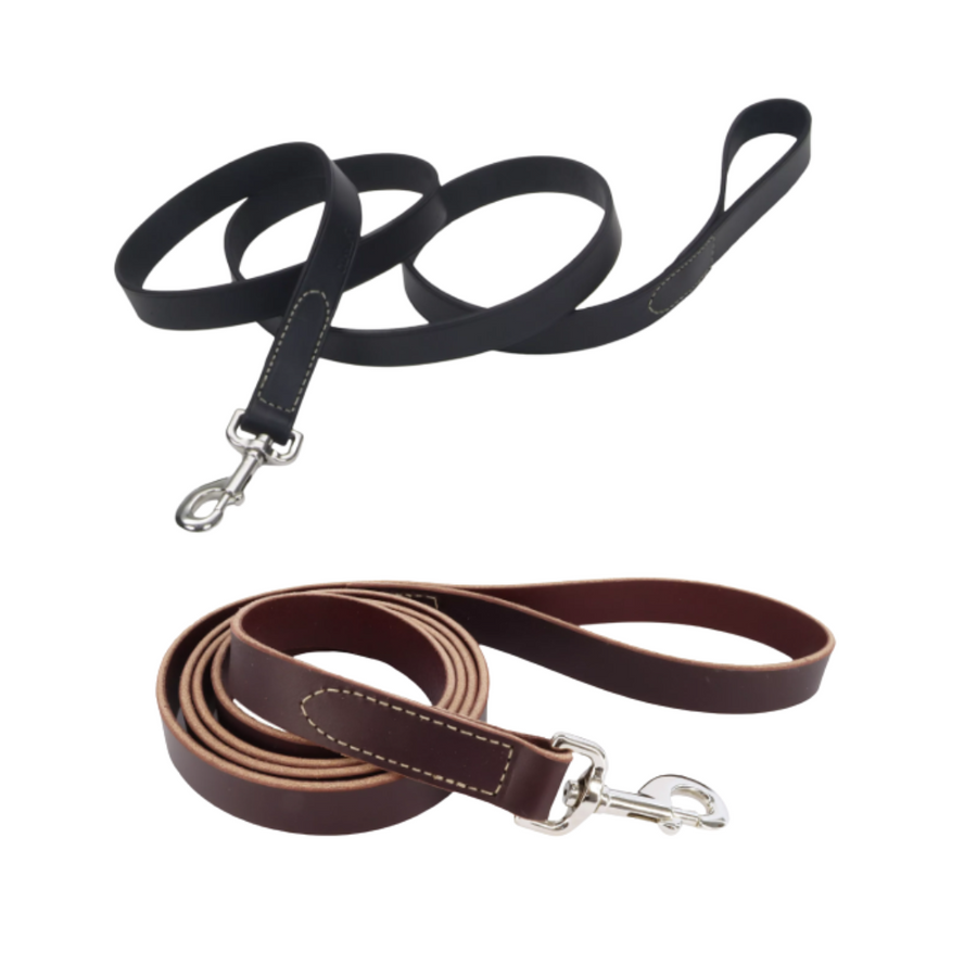 Coastal Pet Products Circle T Latigo Leather Town Dog Collar