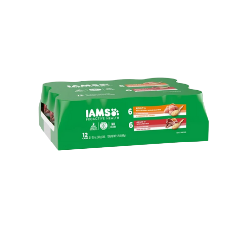 Iams Proactive Health Chicken & Lamb Wet Dog Food Variety Pack 12